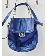 Kathy Van Zeeland Purse~ Faux Leather &amp; Fur~ Shoulder/Cross Body~(w/hand... - $630.98 MXN