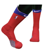 New Nike NBA Authentics Team Issued Detroit Pistons Basketball Socks Red... - $555.84 MXN
