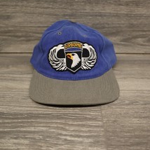 Blue Baseball Cap AIRBORNE DIVISION SCREAMING EAGLES US ARMY - $21.76