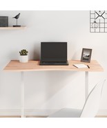 Desk Top 100x(45-50)x1.5 cm Solid Wood Beech - £24.66 GBP