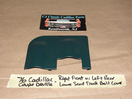 OEM 76 Cadillac Coupe Deville RIGHT FRONT OR LEFT REAR LOWER BOLT COVER ... - $24.74