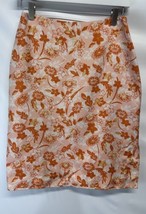 Casual Corner Silk Pencil Skirt Lined Spring Summer 4 - £19.33 GBP