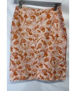 Casual Corner Silk Pencil Skirt Lined Spring Summer 4 - $33.87 CAD