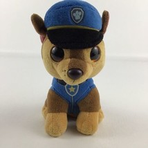Ty Paw Patrol Chase 7&quot; Plush Bean Bag Stuffed Animal Toy Police Pup Figure Dog - £11.63 GBP