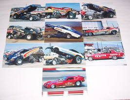 10 Assorted 4x6 Color FUNNY CAR Photos Lot #10-Chi Town-Tulsa Oiler-Hawaiian - £11.98 GBP