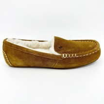 Koolaburra by UGG Lezly Chestnut Faux Fur Womens Wide Moccasin Slippers - £27.50 GBP
