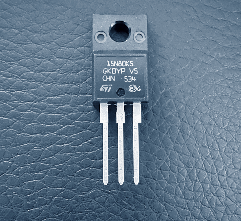 1X | 5X STF15N80K5 15N80K5 ST N-Ch Power MOSFET 800V 14A 375mOhm 35W TO-... - $3.30+