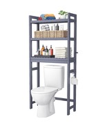 Over The Toilet Storage, Bamboo 3-Tier Over-The-Toilet Space Saver Shelf... - £103.49 GBP