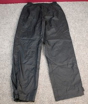 Columbia Nylon Pants Women Large Black Packable Windbreaker Outdoor Fishing - £13.36 GBP