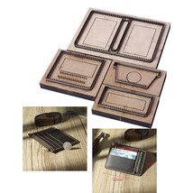 DIY Leather Craft Cutting Knife Mold Metal Template Cardholder Wallet Co... - £36.43 GBP