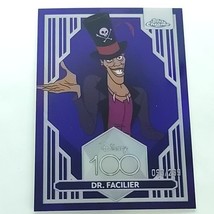 2023 Topps Chrome Disney 100 Dr Facilier Limited Purple Shiny Refractor ... - $1,114.81 MXN