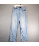 Gap Denim 90s Loose Jeans Women&#39;s 8 Stetch 30x30&quot; Light Wash Straight Le... - $367.50 MXN
