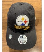 NEW~New Era Pittsburg Steelers 2022 sideline 9Twenty Adjustable Black ha... - $23.75