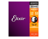 ELIXIR STRINGS Nanoweb Acoustic 80/20 Bronze Light 11052 Guitar Strings - £36.41 GBP