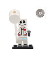 DJ Marshmello Electronic Music EDM Star Custom Printed LEGO Minifigure T... - €2,57 EUR