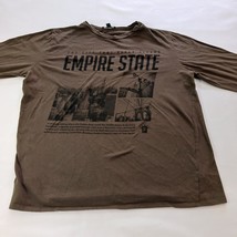 Fashion Nova EMPIRE STATE Women's Brown Cotton Blend Long Sleeve T-Shirt Size L image 6