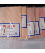 Lot Of 5, Pink Value Pak, Cross Stitch Fabric, 14 Count, 12&quot; x 18&quot; or La... - $12.16 CAD
