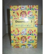 HAPPY BIRTHDAY Book Card  The story of Dec 3rd Birthdays - $3.85