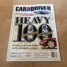 Car &amp; Driver Magazine December 1999 - £7.75 GBP