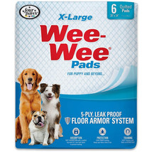 Four Paws X-Large Wee Wee Pads 28" x 34" 6 count - $55.27