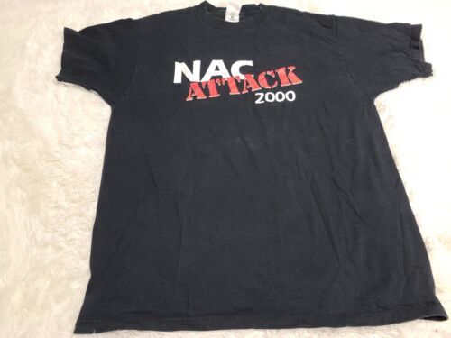Ford NAC ATTACK Vintage XL Black Shirt Domination Through Innovation - $5.00