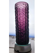 Amethyst vintage glass vase - £36.50 GBP