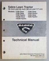 John Deere Sabre Lawn Tractors TMGX10131 Technical Manual March 1997 - £25.68 GBP