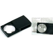 2 Pcs 5X Bausch &amp; Lomb Compact Magnifier Magnifying Glass Reading Tool Kit - £17.41 GBP