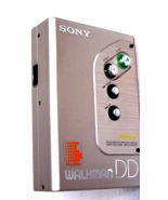 Restored VINTAGE SONY WALKMAN CASSETTE PLAYER WM-DD I,  Works very well - $479.00