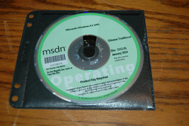 Microsoft MSDN Windows 8.1 X64 Disc 5152.01 Januray 2014 Chinese Traditi... - £11.78 GBP