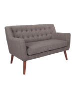 OS Home and Office Furniture Model MLL52-M59 Cement Mid Century Love Seat - £588.39 GBP