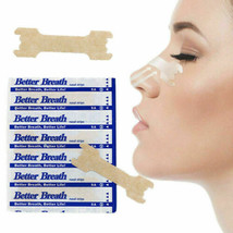 120 Pcs Better Breathe Sleep Stop Snoring Flexible Non-Woven Large Nasal Strips - £11.48 GBP