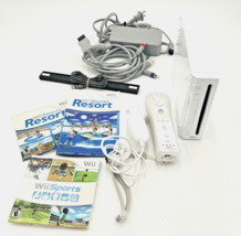 Nintendo Wii Sports &amp; Resort White System Console Bundle Motion Plus Controllers - £92.62 GBP