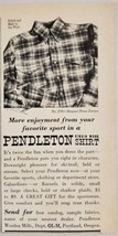 1941 Print Ad Pendleton Virgin Wool Tartan Shirts Woolen Mills Portland,Oregon - £7.06 GBP