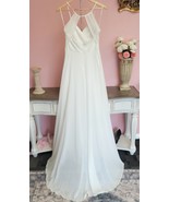 Lulus Dress Women&#39;s Small Romantic Inspiration White Sleeveless Faux-Wra... - $1,006.72 MXN