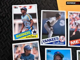 9x Vintage 1985 Topps Super Size Bulk Mattingly Strawberry Jackson Hernandez + - £47.47 GBP