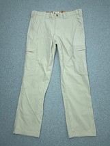 Territory Ahead Mens 34x30 Stretch Nylon Travel Flex Waist Zip Cargo Pants - $34.00