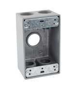 Commercial Electric Weatherproof Box WSB575G 3/4 in Gray 1 Gang 5 Holes ... - £3.38 GBP