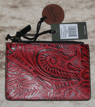 Myra Bags #6951 5.3&quot;x3.5&quot; ID, Card Holder~RFID Block~Embossed/Painted Le... - $19.26