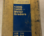 Caterpillar CAT 130G 140G Motor Gradierer Service Manuell Set REG1652 12... - $99.98