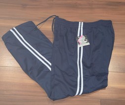 NBN Gear Elastic Waist Drawstring Athletic Sweatpants Navy/White Women S... - $14.75