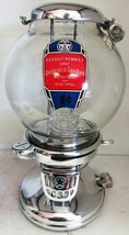 Columbus Model &quot;A&quot; Peanut Dispenser Penny Operated 1930&#39;s Polished Aluminum - £2,193.33 GBP