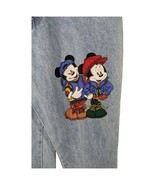 Mickey Unlimited Jeans with Minnie Youth sz 14 (24x28) Denim 90s Disney ... - $198.00