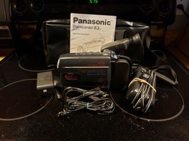 Panasonic PV-IQ405D VHS-C Camcorder, Charger, 2 Batteries, AV Cables and Case - $86.03