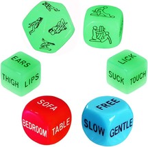 Funny Date Night Dice for Couples Valentine&#39;s Day Gift for Women Men Decider Dic - £18.55 GBP
