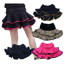 Little Girls and Teens Latin Dance Skirt Ballroom Samba Dancing Dress Mi... - £11.17 GBP