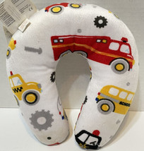 Baby Neck Rest Travel Plush Pillow Vehicles Fire School Taxi Cars - £10.07 GBP