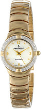 Peugeot Women&#39;s 778G Gold-Tone 1/10 Carat Genuine Diamond Bracelet Watch - £226.43 GBP