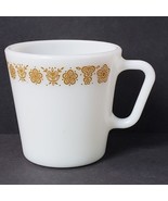 Vintage Pyrex Butterfly Gold 8 oz. D Handle Coffee Mug - $15.27