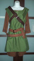 NEW Link Costume Tunic of the Wild complete with hat, belts, shorts shir... - $150.00